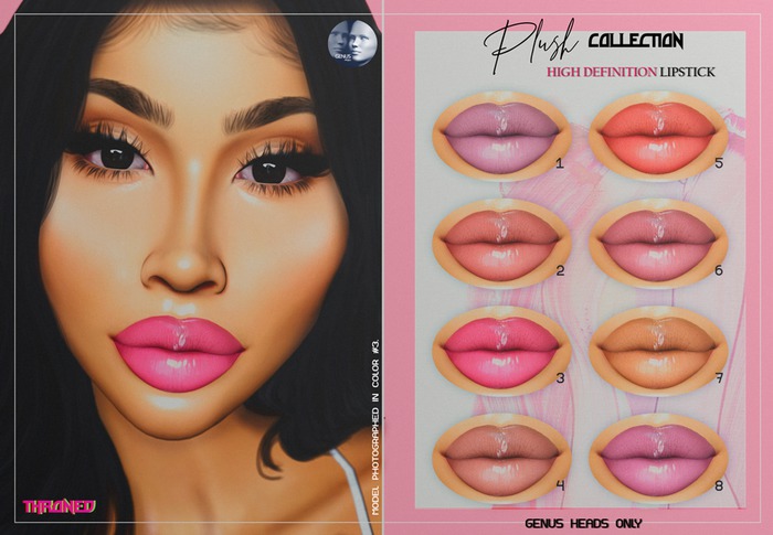 [THRONED] HD Lipstick // Plush Collection (GENUS) (Add Me)