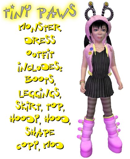 Monster Dress Outfit (BOXED)