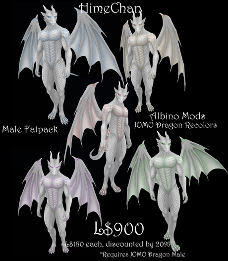 [HimeChan] Albino Male Fatpack