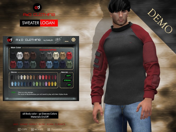 A&D Clothing - Sweater -Logan- DEMOs