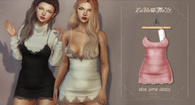 Tee*fy  Erin Satin Dress- Dustpink