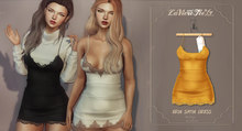 Tee*fy Erin Satin Dress- Sunny