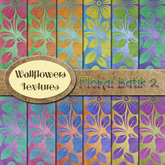*Wallflowers* Floral Batik 2