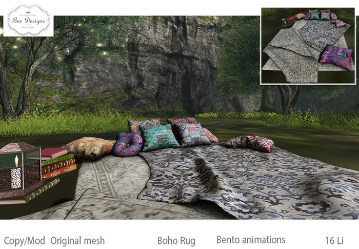 Bee designs Boho Rug PG