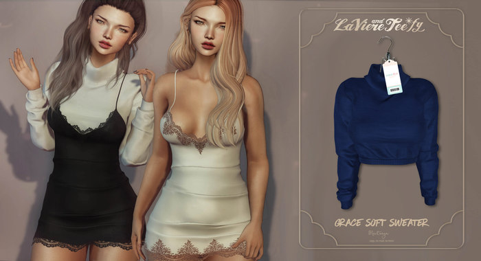 Tee*fy Grace Soft Sweater - CBlue