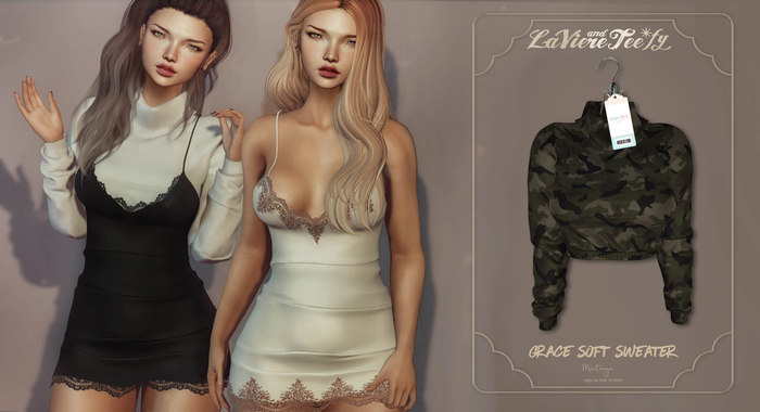 Tee*fy Grace Soft Sweater - Army