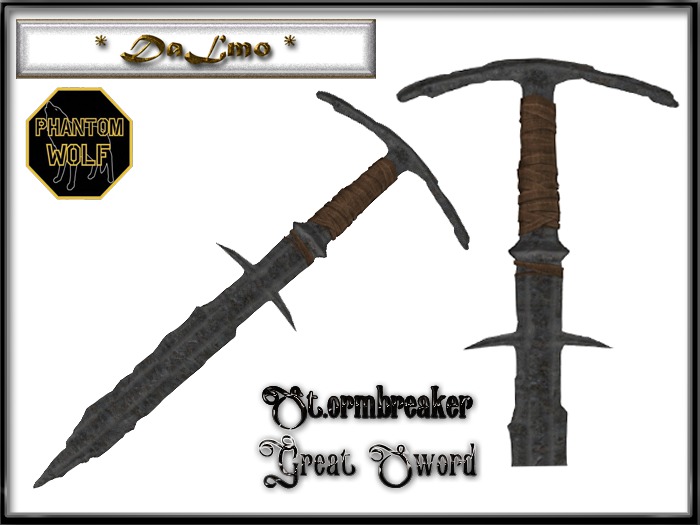 *Dalmo*  StormBreaker GreatSword FULL PERM