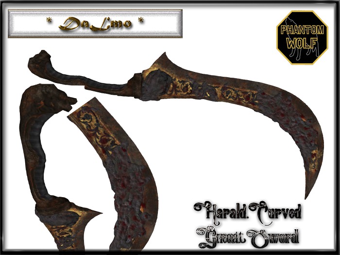 *Dalmo* Harald Curved GreatSword FULL PERM