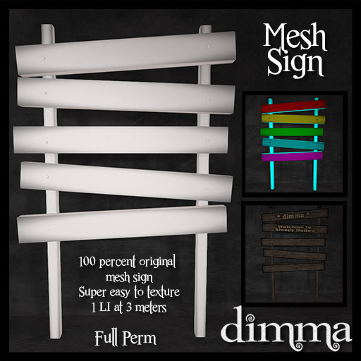 * dimma * Mesh Sign