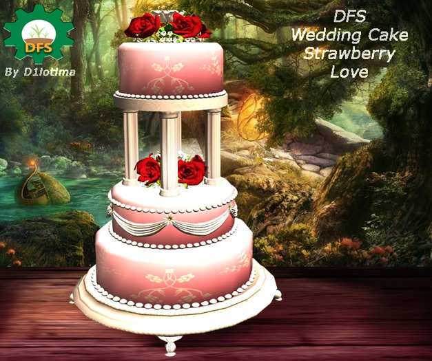 DFS Wedding Cake Strawberry Love