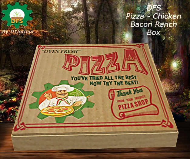 ✅DFS Pizza - Chicken Bacon Ranch Box