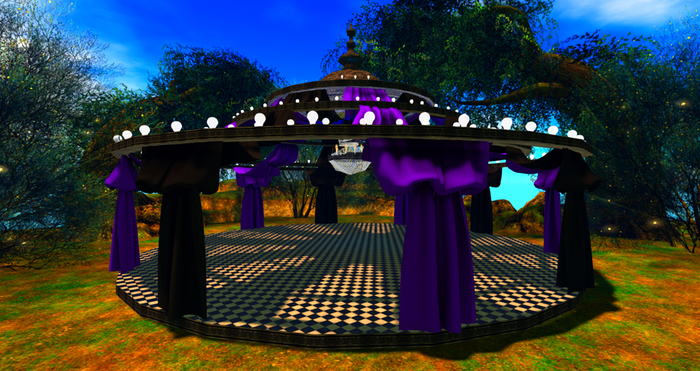 DESIGN76 BLACK & PURPLE Pavilion 
