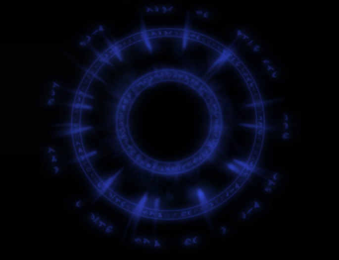 {Papillon} Tiny Circle Runic Circle