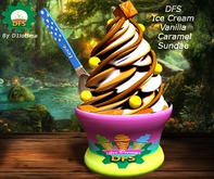 DFS Ice Cream Vanilla Caramel Sundae