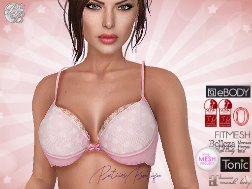 Pink Valentines Bra