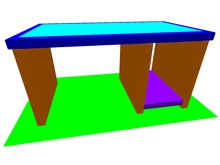 [EASYMESH]Office Desk #1_2019 FULLPERM (boxed)