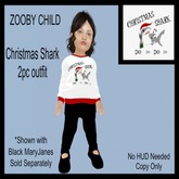 Steph-0-Bee's - Christmas Shark (Zooby Child)
