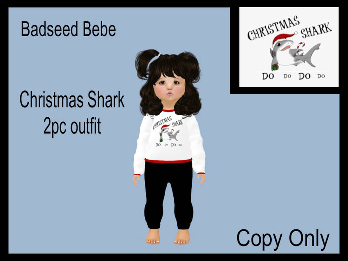 Steph-0-Bee's - Christmas Shark (Bebe)