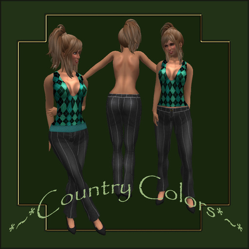 *~*CC*~* Pinstriped Pants & burlington1 Mint