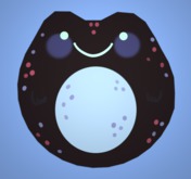 black frog rug