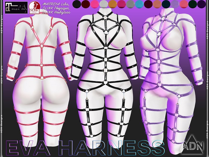 [AdN] demo EVA HARNESS (maitreya slink physique hourglass)