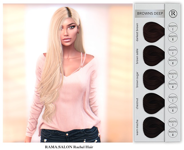 RAMA.SALON - Rachel Hair 'BROWNS DEEP'