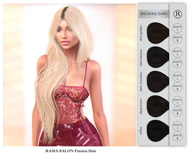 RAMA.SALON - Patricia Hair 'BROWNS DARK'