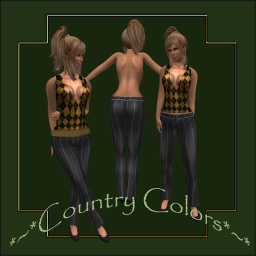 Pinstriped Pants & burlington1 Olive