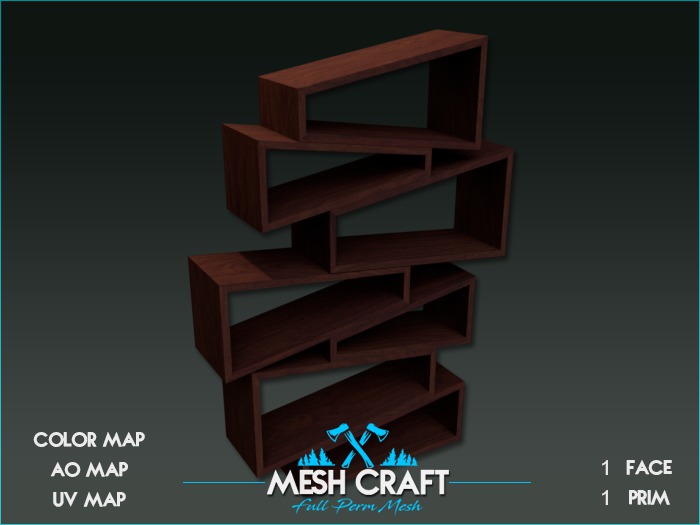 Modern Design Shelves - Full Perm