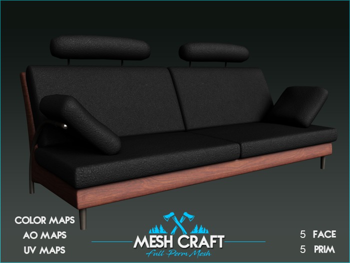 Leather Office Sofa - Full Perm