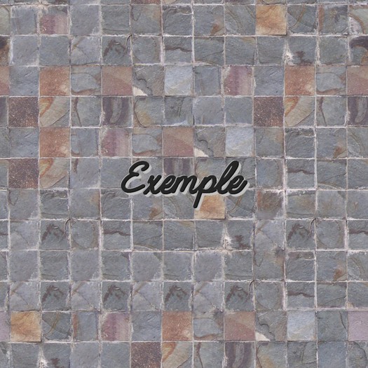 6 Textures Pack2 Carrelage extérieur - 6 Textures Pack2 Tiles Outdoor Seamless