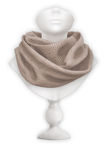 erratic / mika - scarf cable / beige