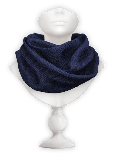 erratic / mika - scarf cable / navy