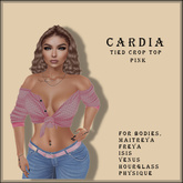 *Shae's Cardia Crop Top Tied Pink