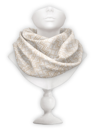 erratic / mika - scarf xmas / beige