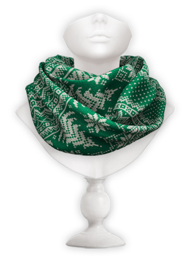 erratic / mika - scarf xmas / green