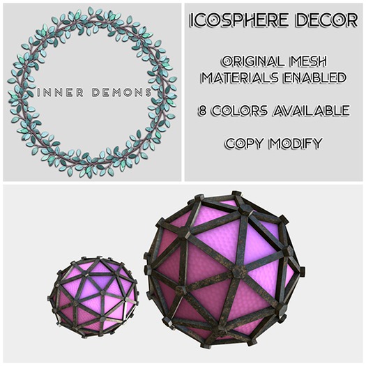 {ID} Icosphere Decor 3