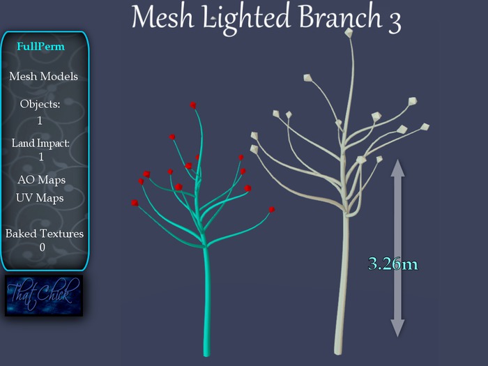 ~tc~ Mesh Lighted Branch 3 FullPerm Kit
