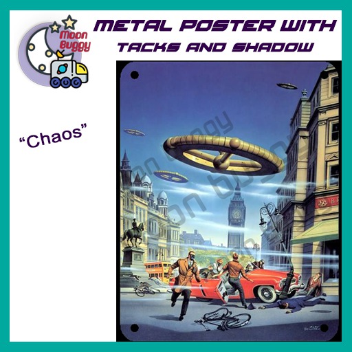 Moon Buggy Poster Art Retro London Chaos 