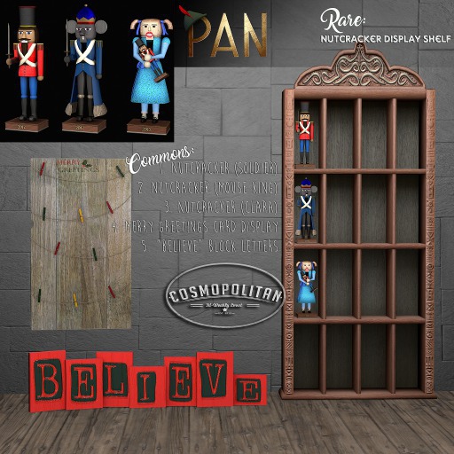 *PAN* Merry Greetings Card Display