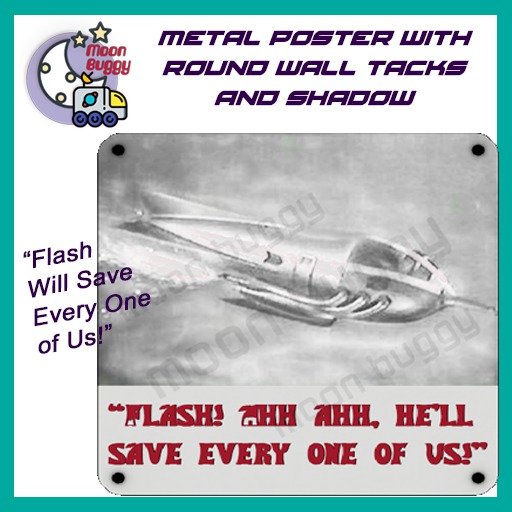 Moon Buggy Poster Art Flash Will Save Every One of Us