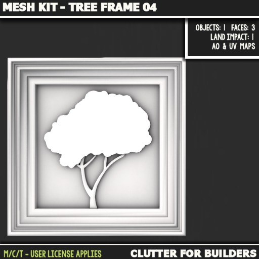 Clutter - Mesh Kit - Tree Frame 04