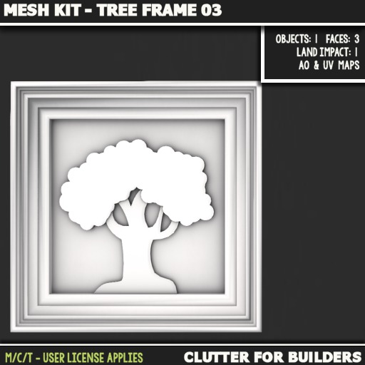 Clutter - Mesh Kit - Tree Frame 03
