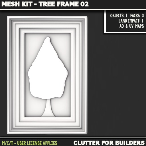 Clutter - Mesh Kit - Tree Frame 02