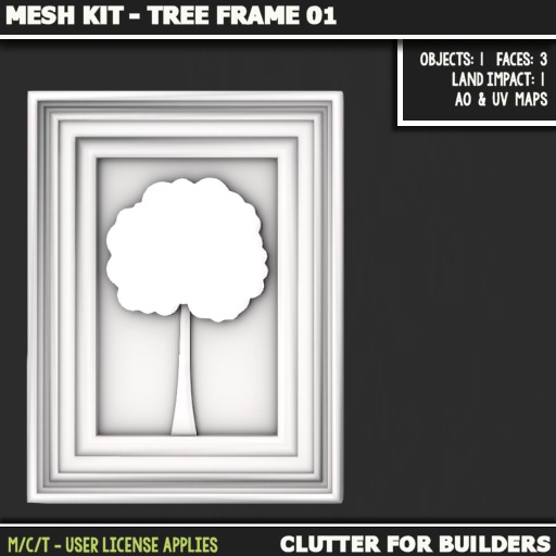 Clutter - Mesh Kit - Tree Frame 01