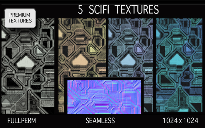 SCIFI PANEL TEXTURES