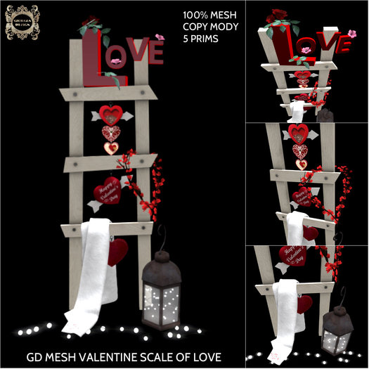 GD MESH VALENTINE SCALE OF LOVE