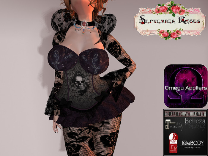 Gothic Mini Dress corset