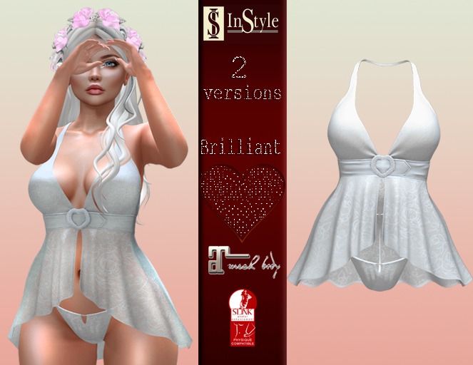 InStyle - Set - White - (Maitreya ,Slink)Brilliant as a gift