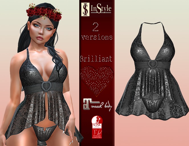 InStyle - Set -Black - (Maitreya ,Slink)Brilliant as a gift -  Promotional price until 25.01.2019